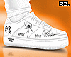 rz. White Graffiti Shoes