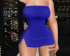 𝓚| dress blue velvet
