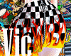Fire Checkered Skirt