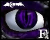 Purple dark cat eyes