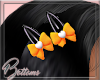 Orange hair Bows