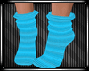 Blue Wool Socks