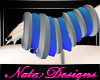 blue and silver arm warm