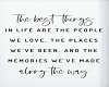 The Best Things...