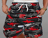 Summer Red Shorts