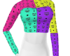 COLOR BLOCK CROP