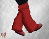 *FP* Boots w Warmers Red