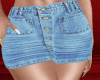 KUK)skirt mini jeans RLL