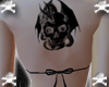 ~D~ skull back tattoo