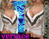 versace white sexy top