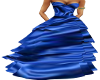 BlueSatinSexyGown