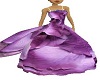 purple wedding gown flow