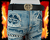 patchwork jeans