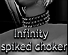 Infinity Spiker Choker