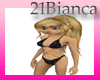21b- hot black bikini