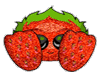 sticker  strawberry