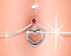 Heart Red Belly Chain