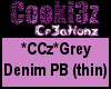 *CCz*Grey Denim PB(thin)