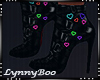 *Neon Heart Boots