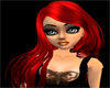 Silvana shiny red hair