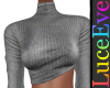 Grey Eryca Crop Sweater