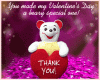Bear valentine sticker