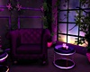 Purple living room