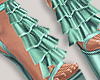 I│Ruffle Add-On Teal