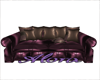 (A) Purple Leather Sofa