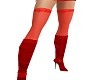 Red Designer Stockings