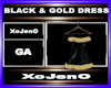 BLACK & GOLD DRESS