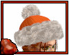 *C Winter Hat Fur Orange
