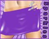 *S Purple PVC Skirt