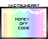 [X] Money Off Code