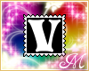 Letter V Stamp