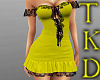 Ruffle Dress in Yellow