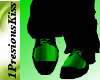 green dress shoe