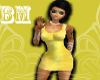 BM OvalayTankDresYellow