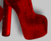 E* Red Glitter Boots