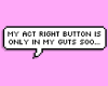 act right bubble ♡