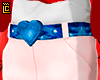shorts pink x heart