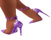 purple fluid heels