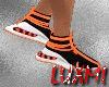 Black-Orange Sneakers