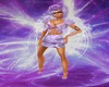 Purple Angel Mini Skirt
