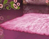 Pink Fur Rug (R)