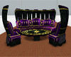 Royal Couch Purple Gold