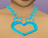 [ZAK Blue Heart Necklace