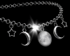 !! Moon Silver Necklace