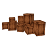 12P Wooden Boxes