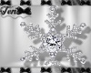 Falling Silver Snowflake